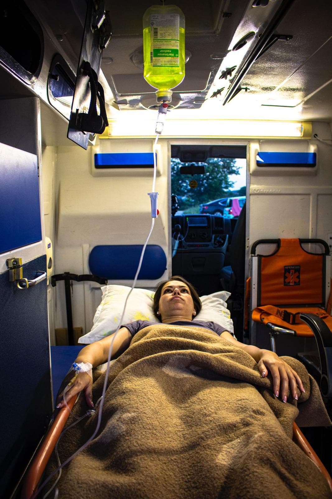 Medicinska oprema u sanitetskom vozilu